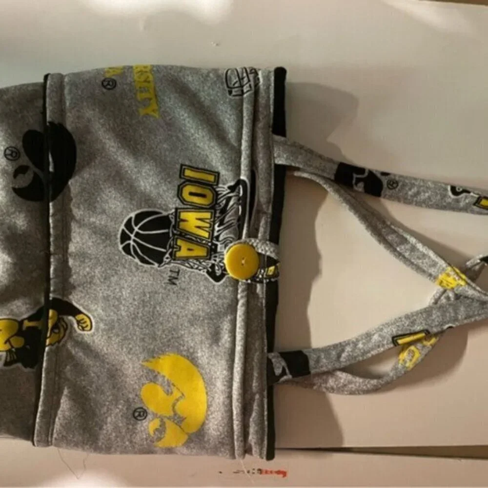Iowa Hawkeyes Diaper Bag, Receiving Blanket and Burp Cloth